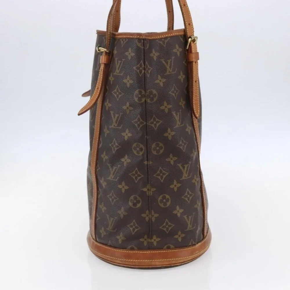 Authentic LOUIS VUITTON Monogram Bucket PM Shoulder Bag M42238 LV - Picture 10 of 16